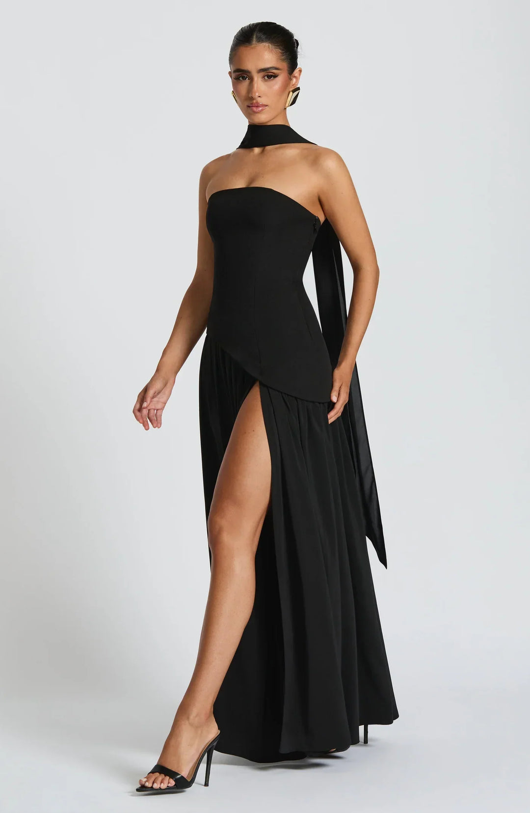 Rhoda | Sculptural Romance Maxi Gown