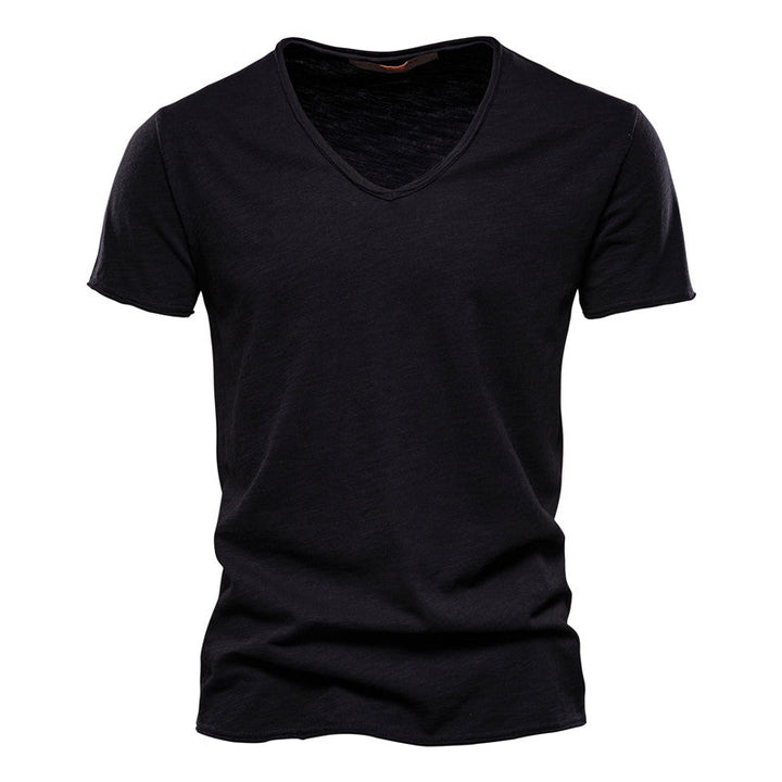 Men’s Casual V-Neck Short Sleeve T-Shirt