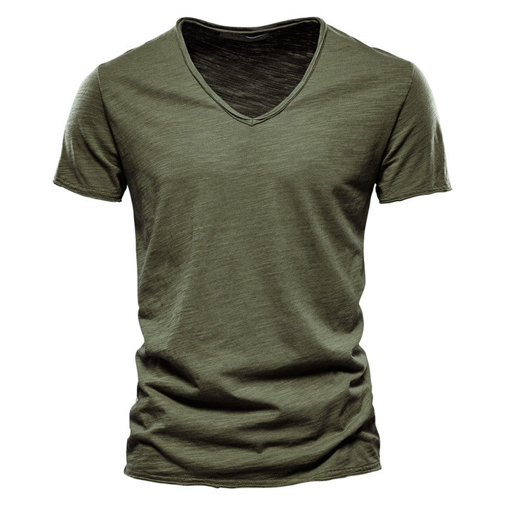 Men’s Casual V-Neck Short Sleeve T-Shirt
