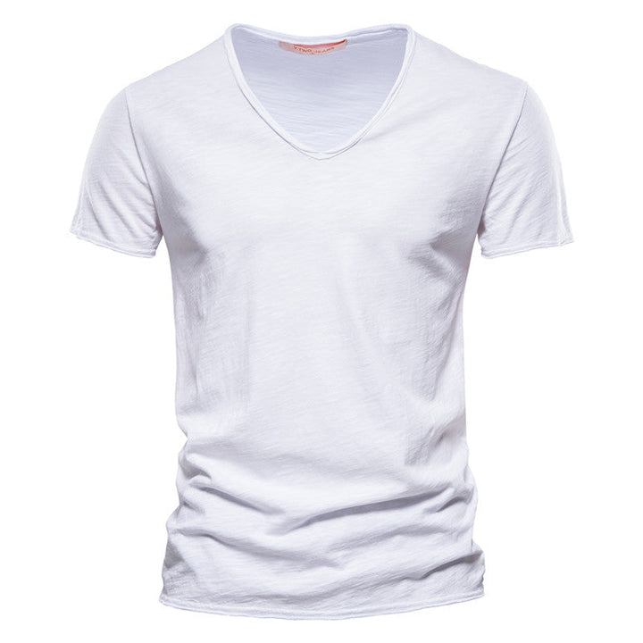 Men’s Casual V-Neck Short Sleeve T-Shirt