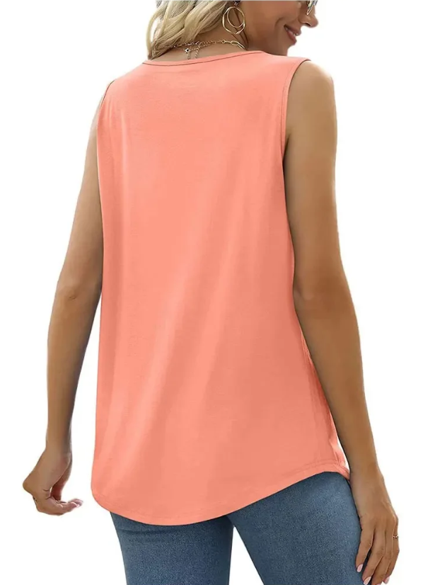 Ann | Pleated Top with Square Neckline