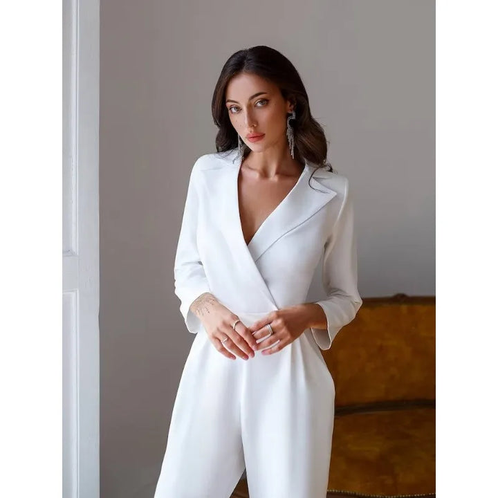 Women’s Elegant Wrap Style Jumpsuit