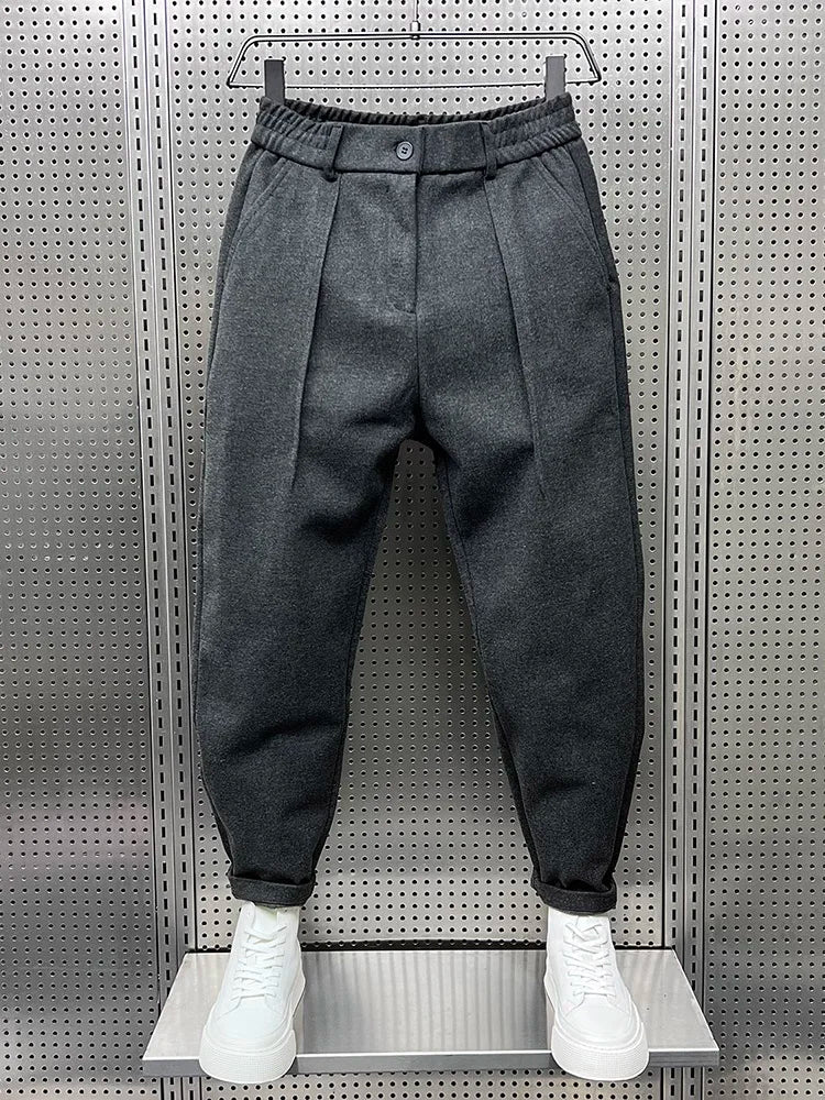 Marcin | Elegant Melange Effect Pants