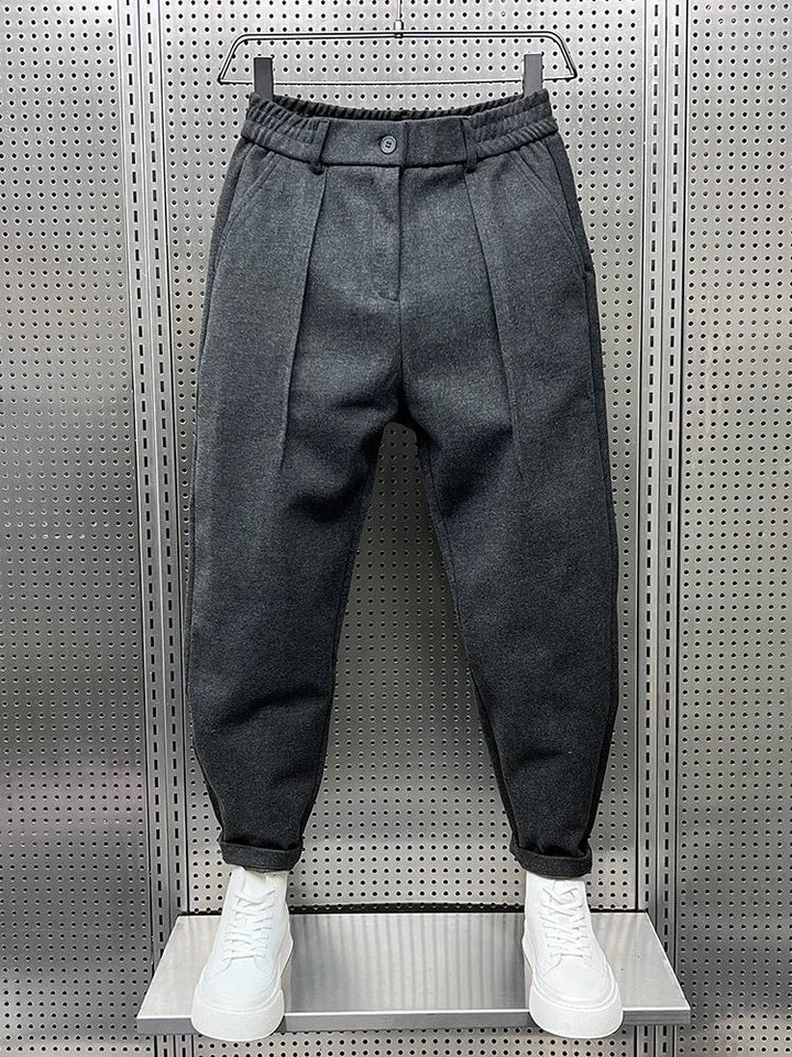 Marcin | Elegant Melange Effect Pants
