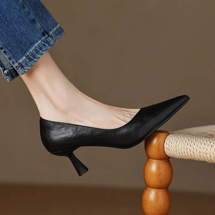 Avero Genuine Leather Heels