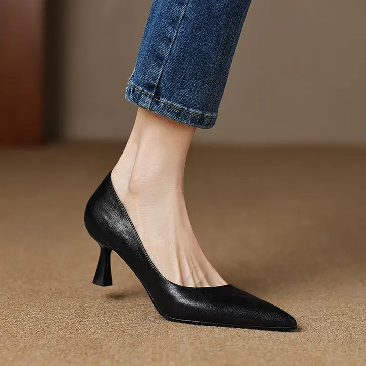 Avero Genuine Leather Heels