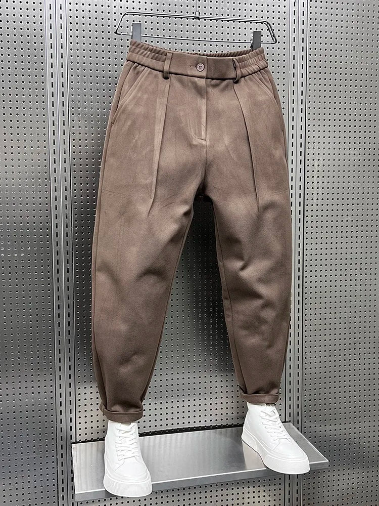 Marcin | Elegant Melange Effect Pants