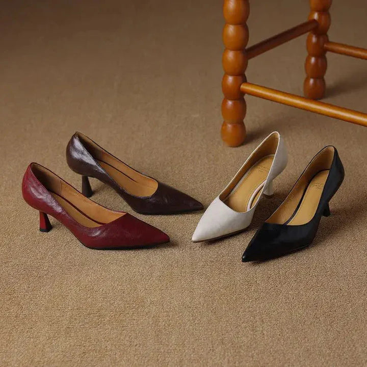 Avero Genuine Leather Heels