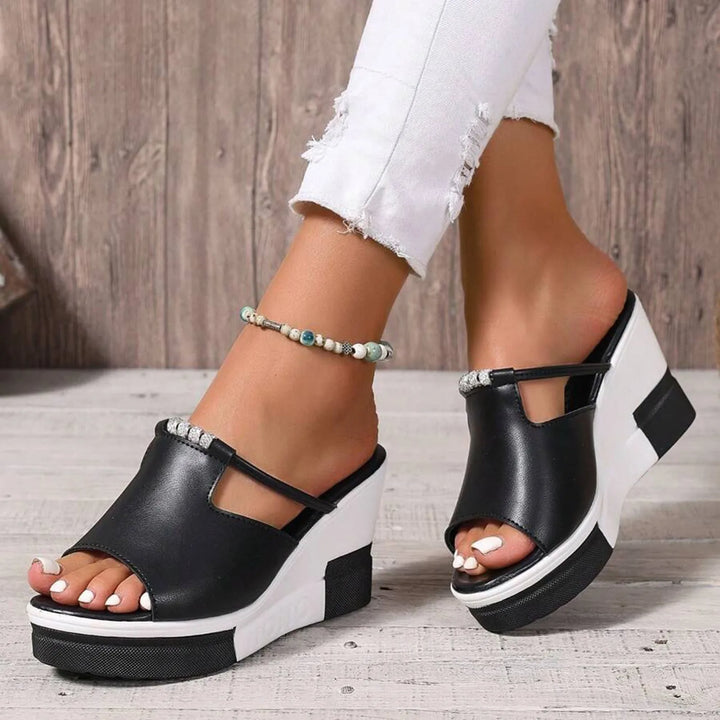 Women’s Open-Toe Platform Wedge Sandals
