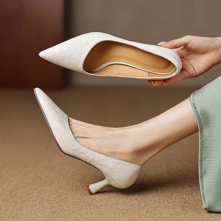 Avero Genuine Leather Heels