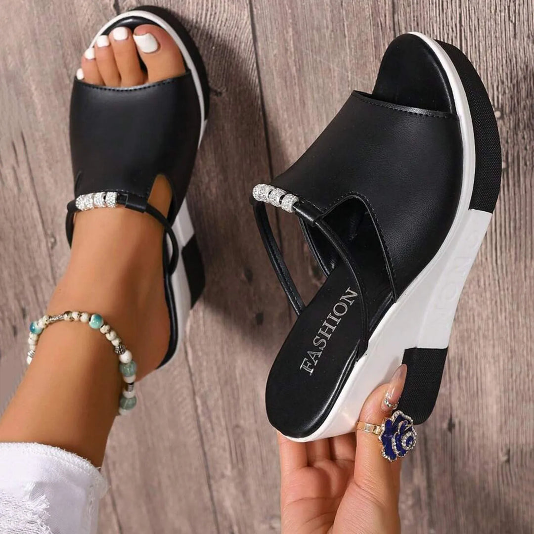 Women’s Open-Toe Platform Wedge Sandals