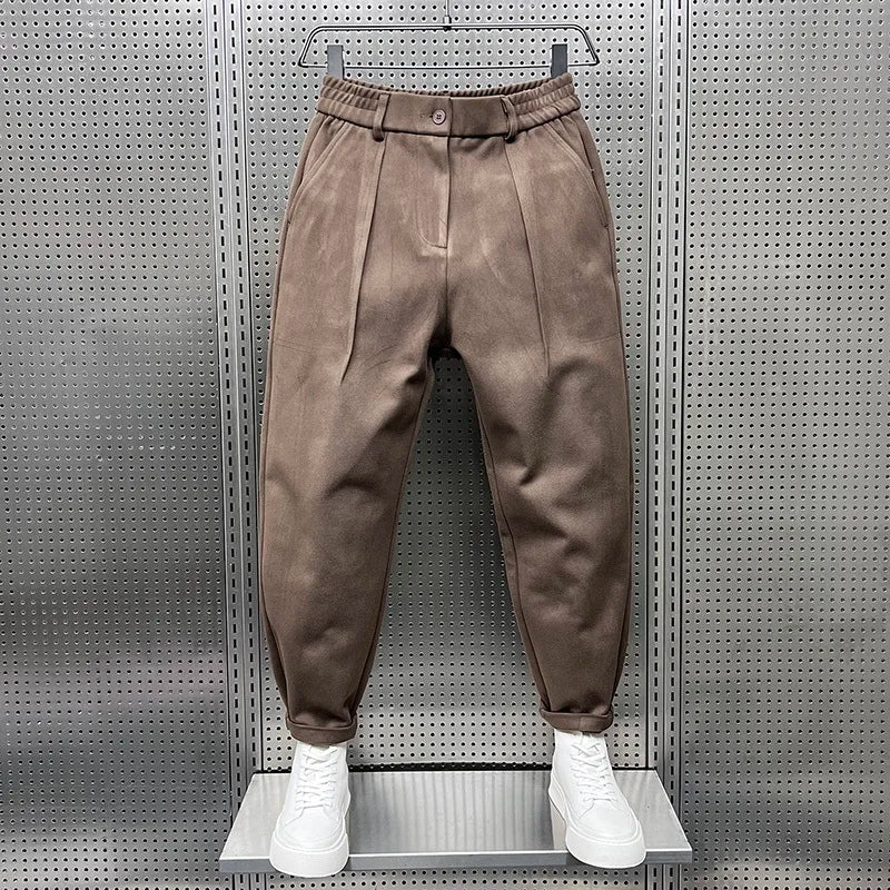 Marcin | Elegant Melange Effect Pants