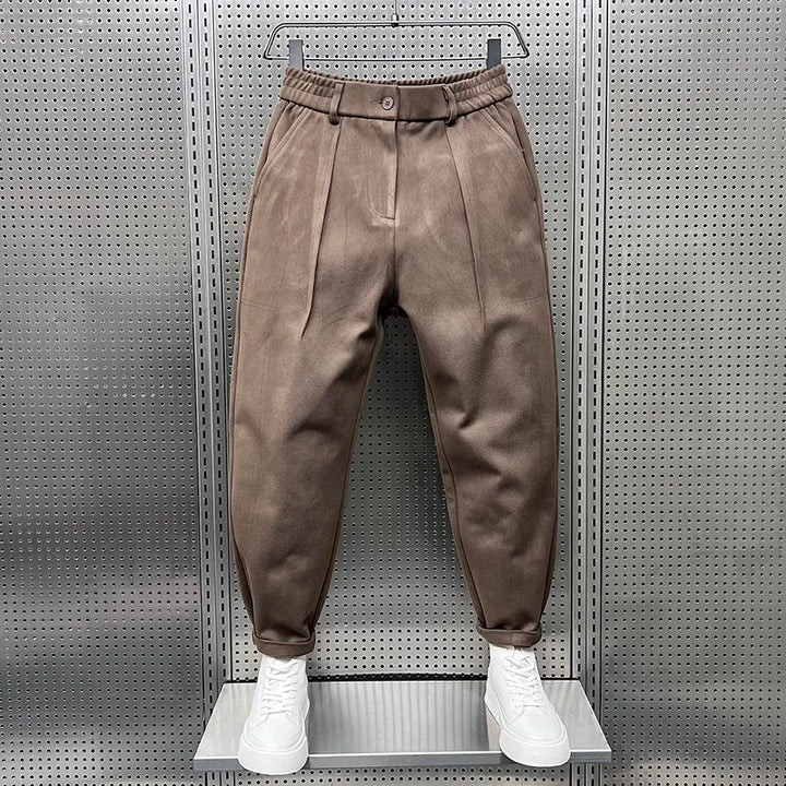 Marcin | Elegant Melange Effect Pants
