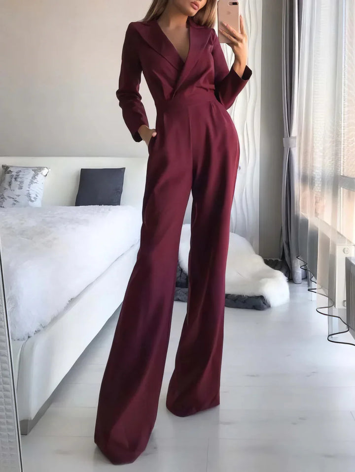 Women’s Elegant Wrap Style Jumpsuit