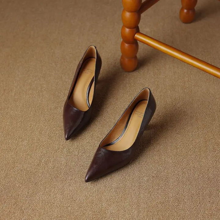 Avero Genuine Leather Heels