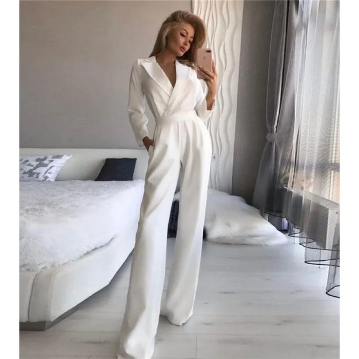 Women’s Elegant Wrap Style Jumpsuit