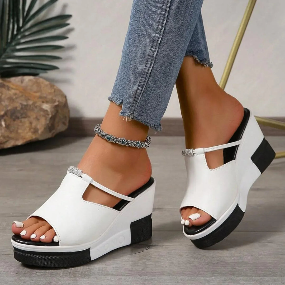 Women’s Open-Toe Platform Wedge Sandals