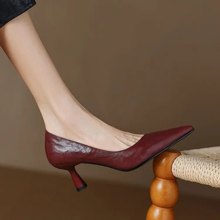 Avero Genuine Leather Heels