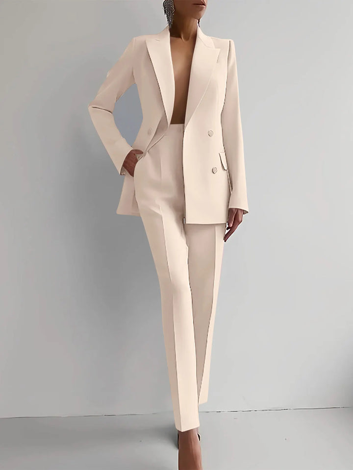 Women’s Elegant Two-Piece Blazer Suit Set