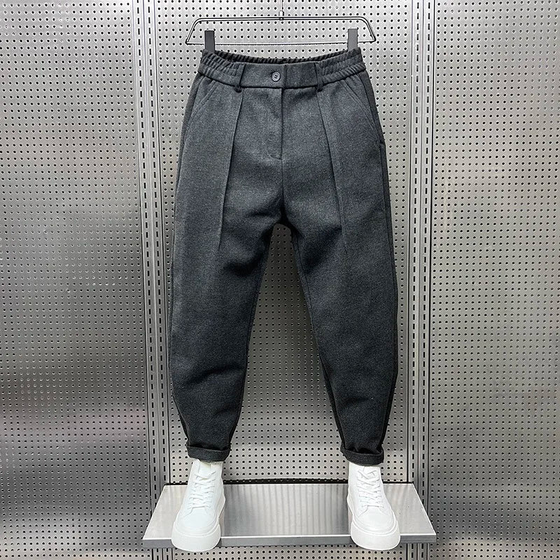 Marcin | Elegant Melange Effect Pants