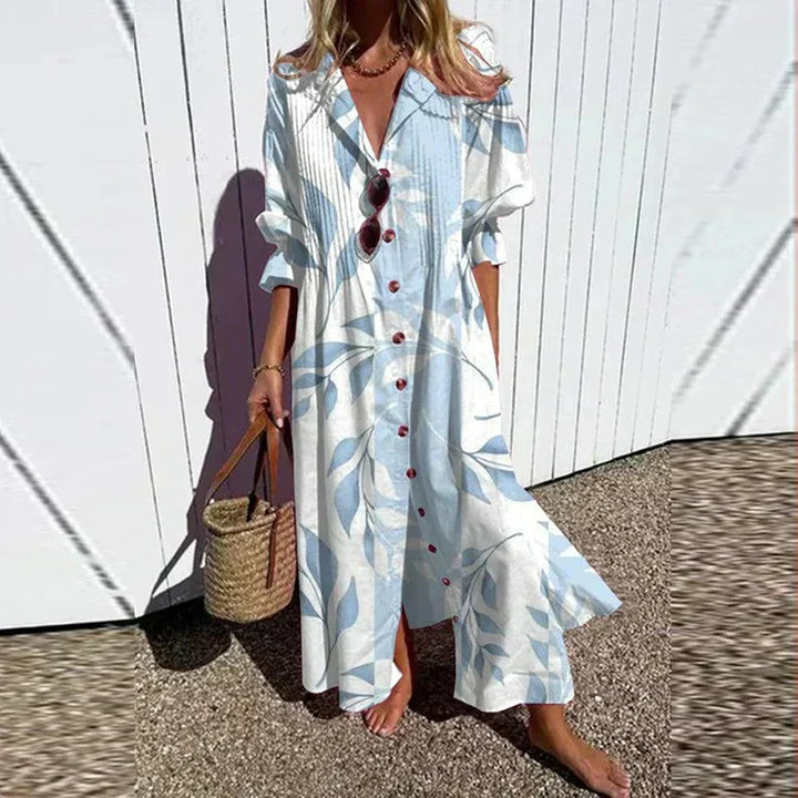 Stella | Women’s Boho Floral Long Sleeve Maxi Dress