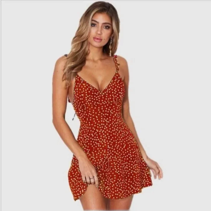 Women’s Spaghetti Strap Mini Dress
