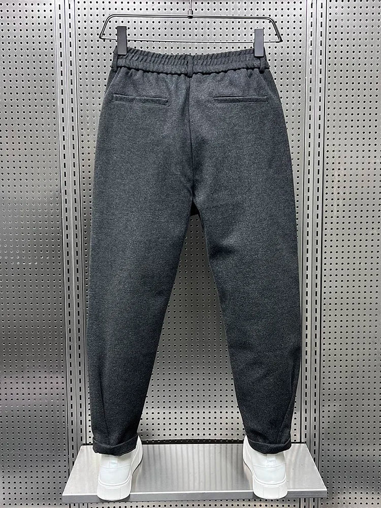 Marcin | Elegant Melange Effect Pants