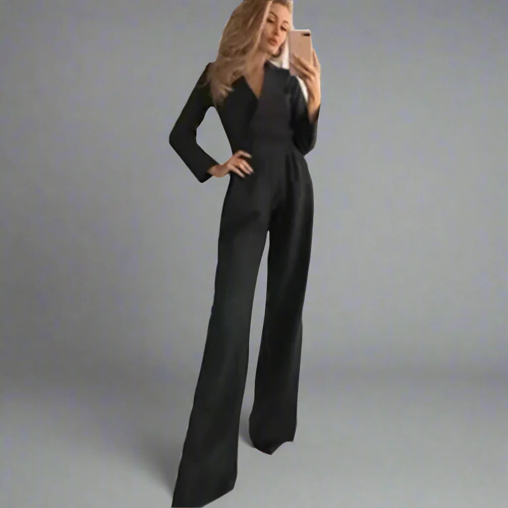 Women’s Elegant Wrap Style Jumpsuit