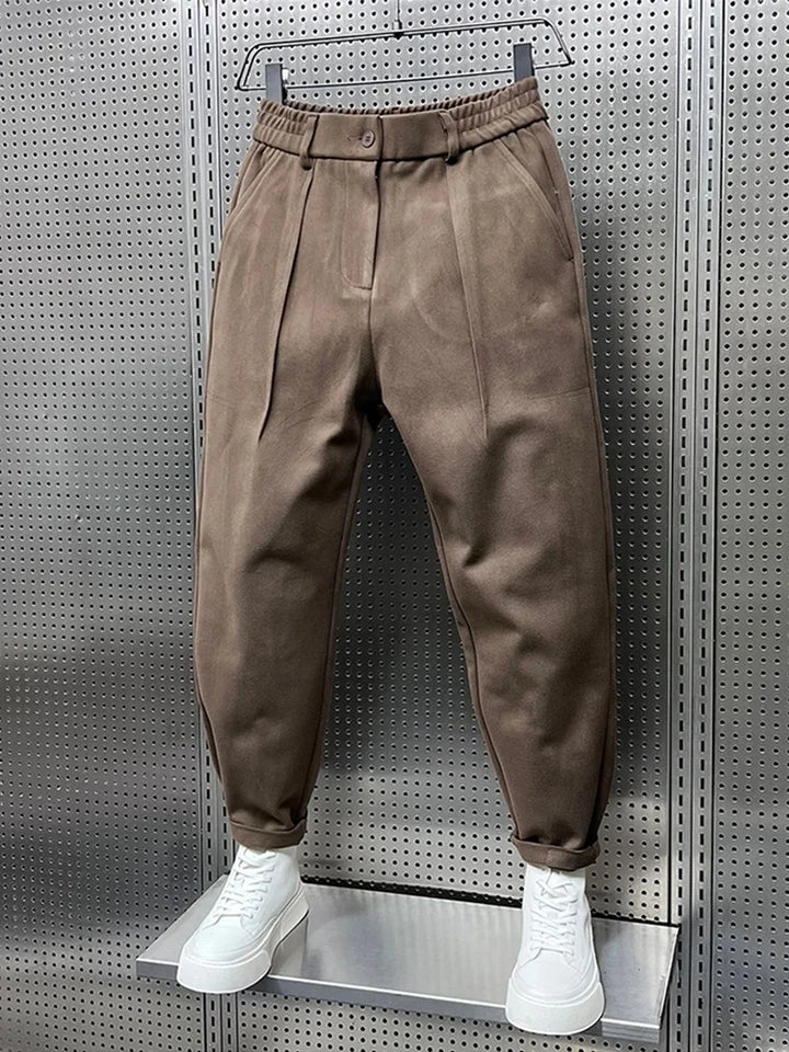 Marcin | Elegant Melange Effect Pants