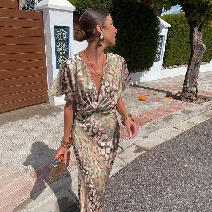 Dionna | Flattering Dress with Draping