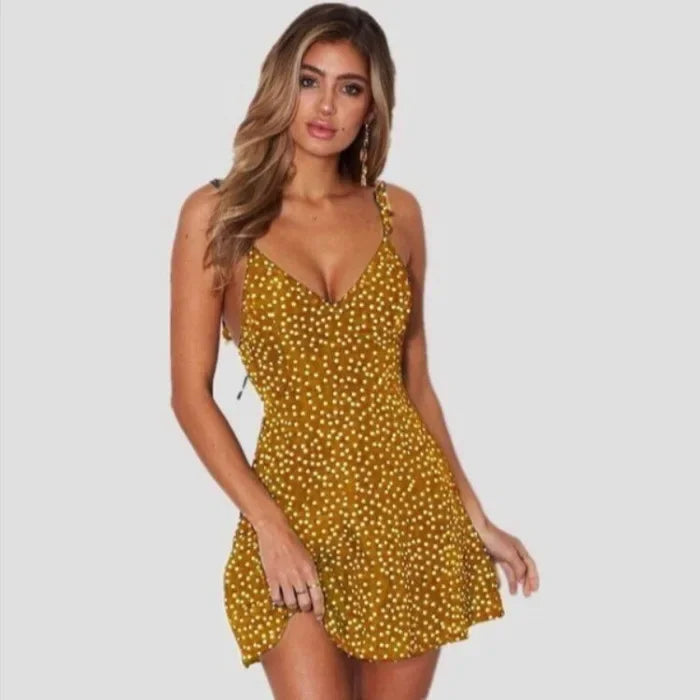 Women’s Spaghetti Strap Mini Dress