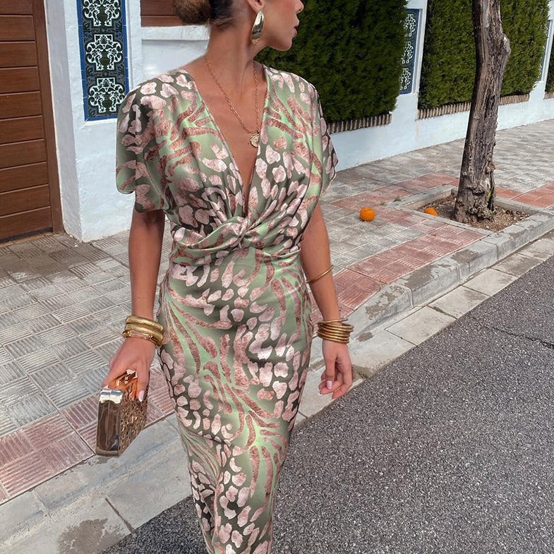 Dionna | Flattering Dress with Draping