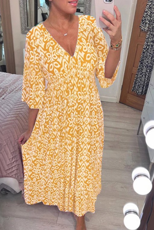 Bohemian Midi Dress by Selene