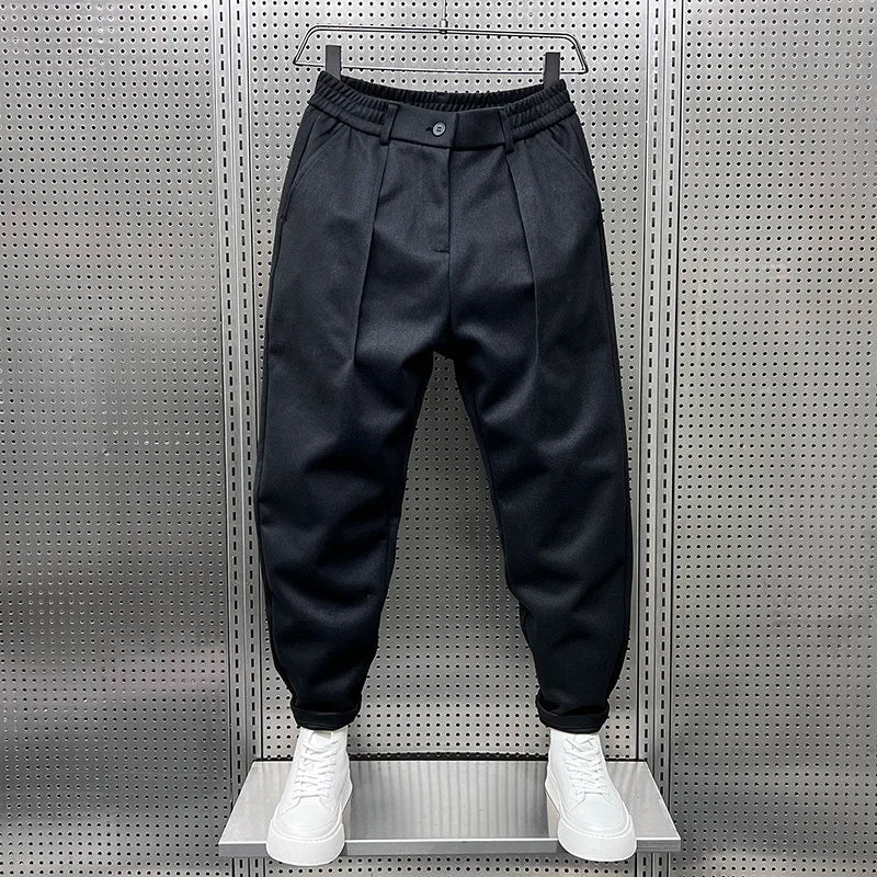 Marcin | Elegant Melange Effect Pants