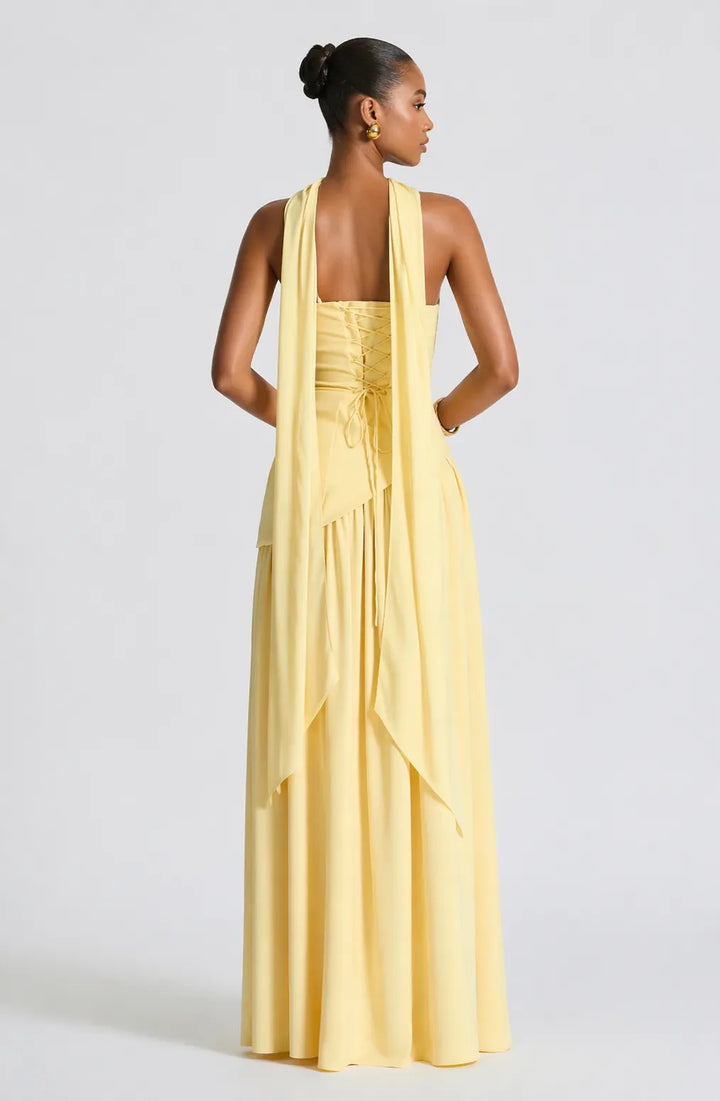 Rhoda | Sculptural Romance Maxi Gown