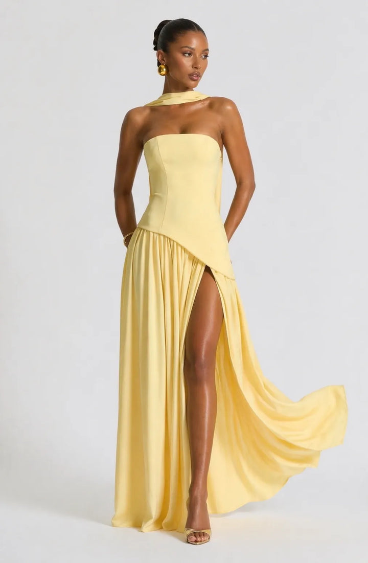 Rhoda | Sculptural Romance Maxi Gown
