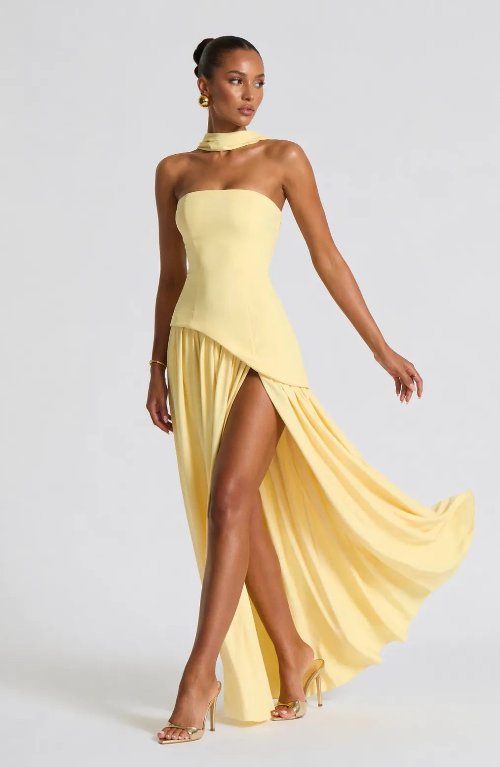 Rhoda | Sculptural Romance Maxi Gown