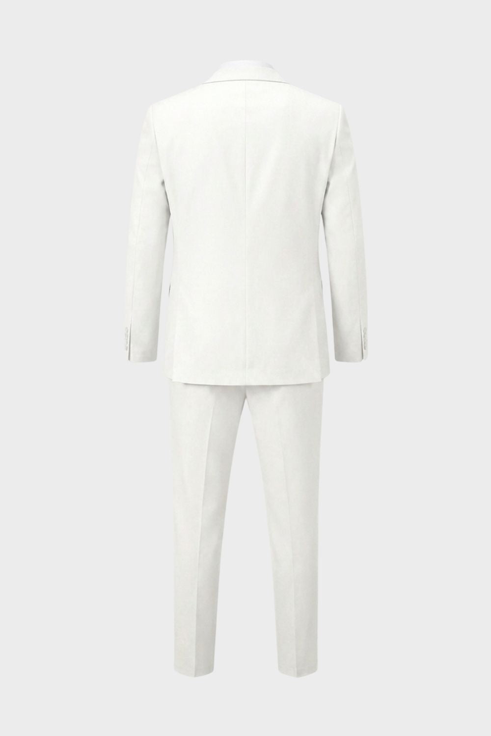 Men's Suits – Three-Piece Single-Button Suit with Vest and Slim Silhouette for Weddings & Formal Ceremonies
