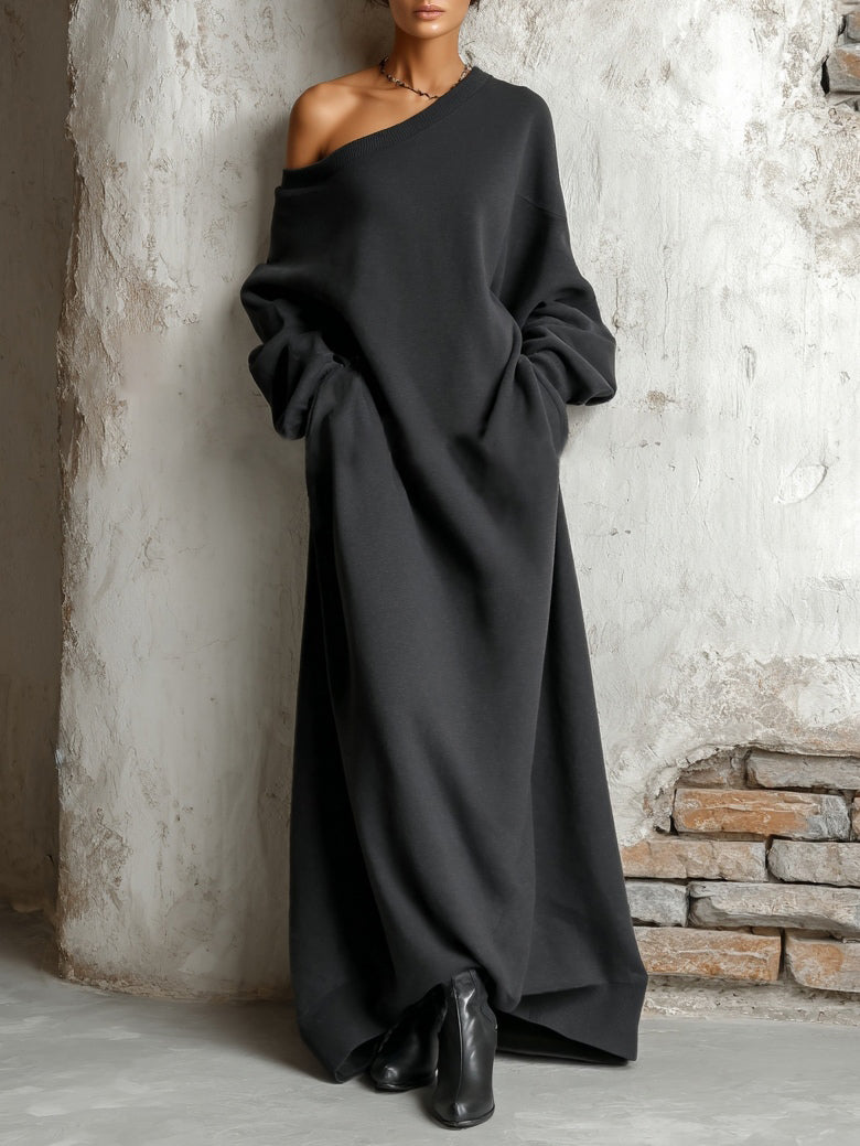 luna one shoulder maxi dress Luna One Shoulder Maxi Dress