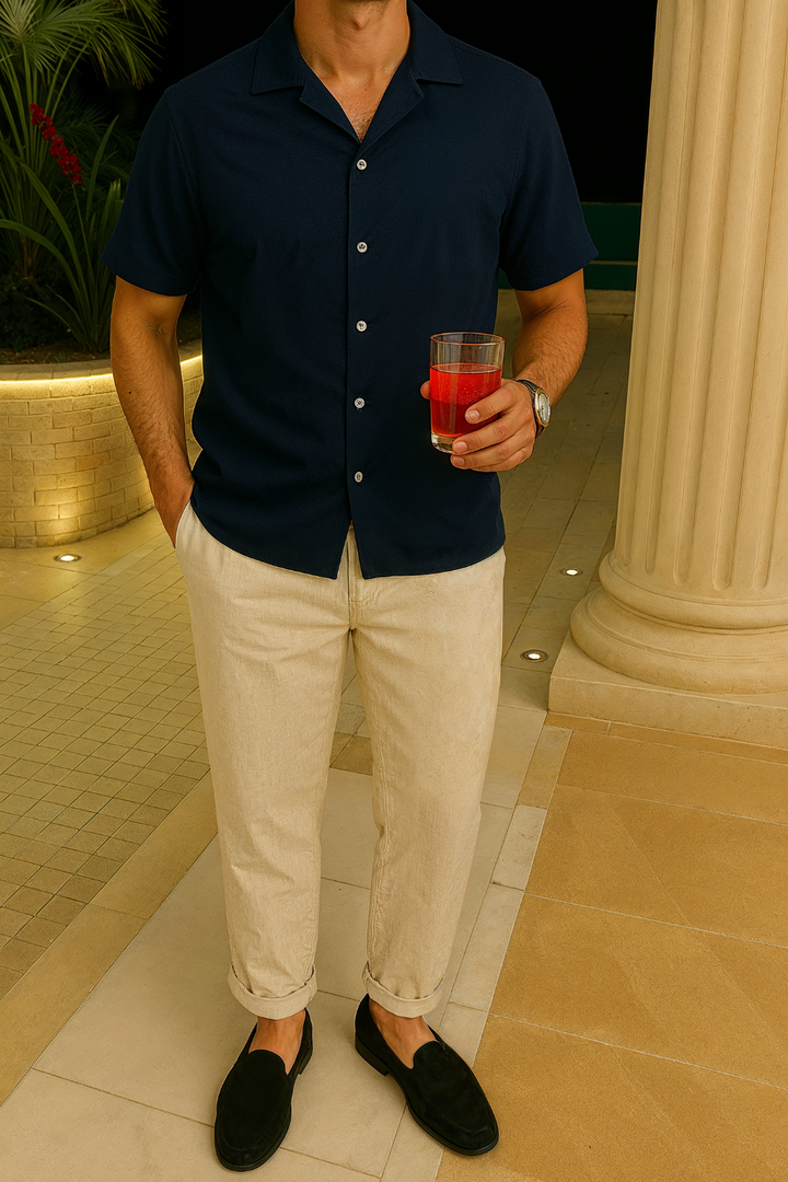 Men’s Summer Set – Lightweight Shirt & Relaxed Pants