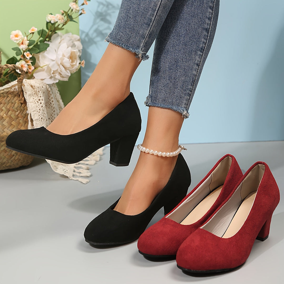Laurela | Pumps with Wide Toe Cap and Sturdy Heel