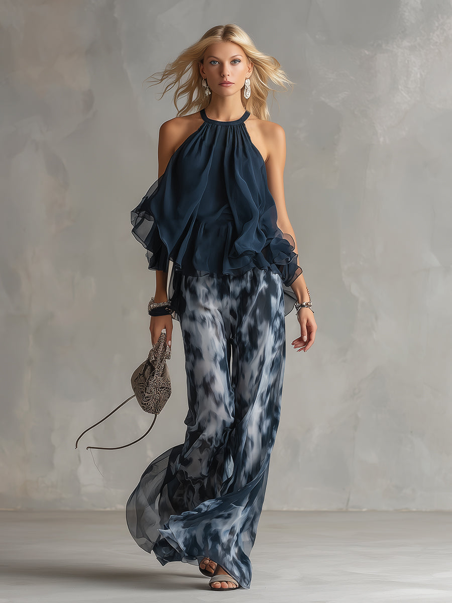 Ludovica | Elegant Chiffon Set