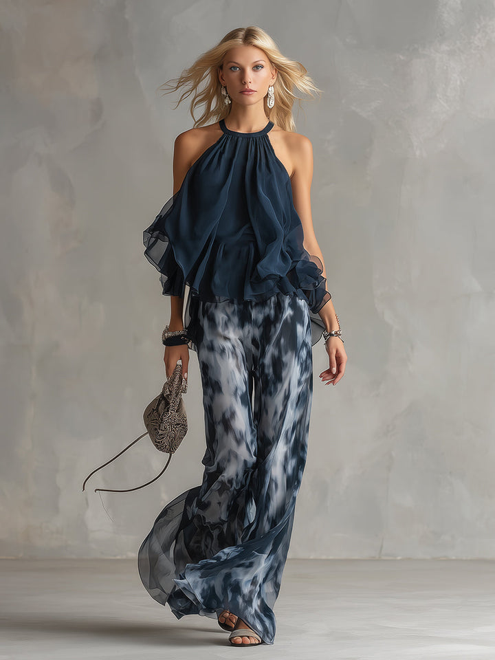 Ludovica | Elegant Chiffon Set