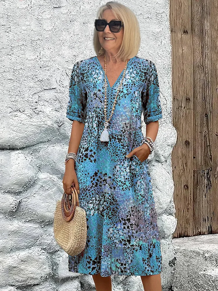 Celestia | Feminine Mid-Length Dress