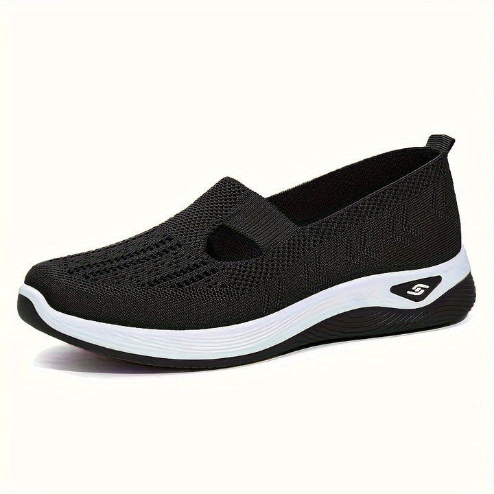 Women's Slip-On Sports Shoes | with Mesh and Thick Sole