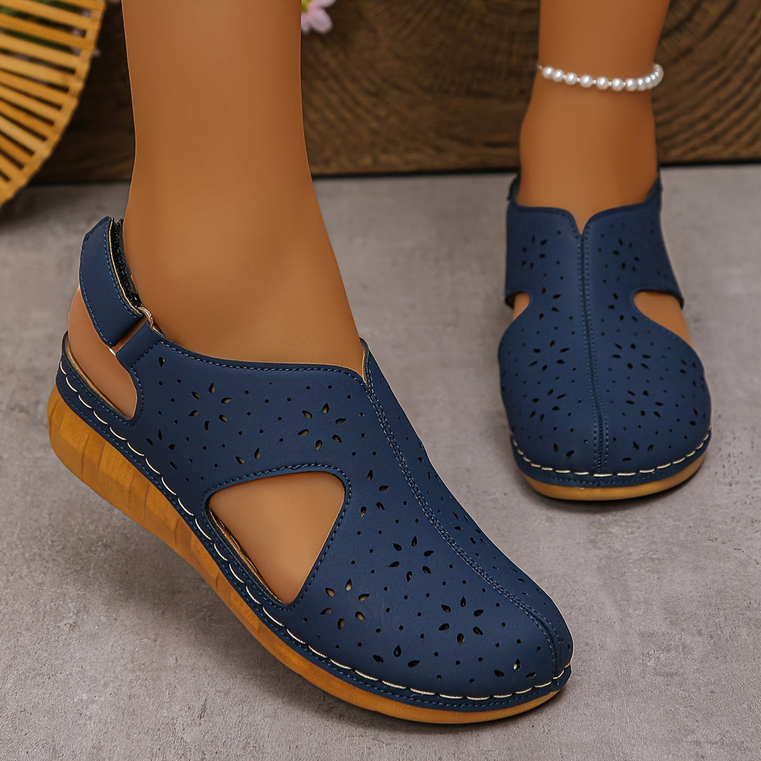 Fea | Stylish Women's Sandals with Round Toe and Wedge Heel