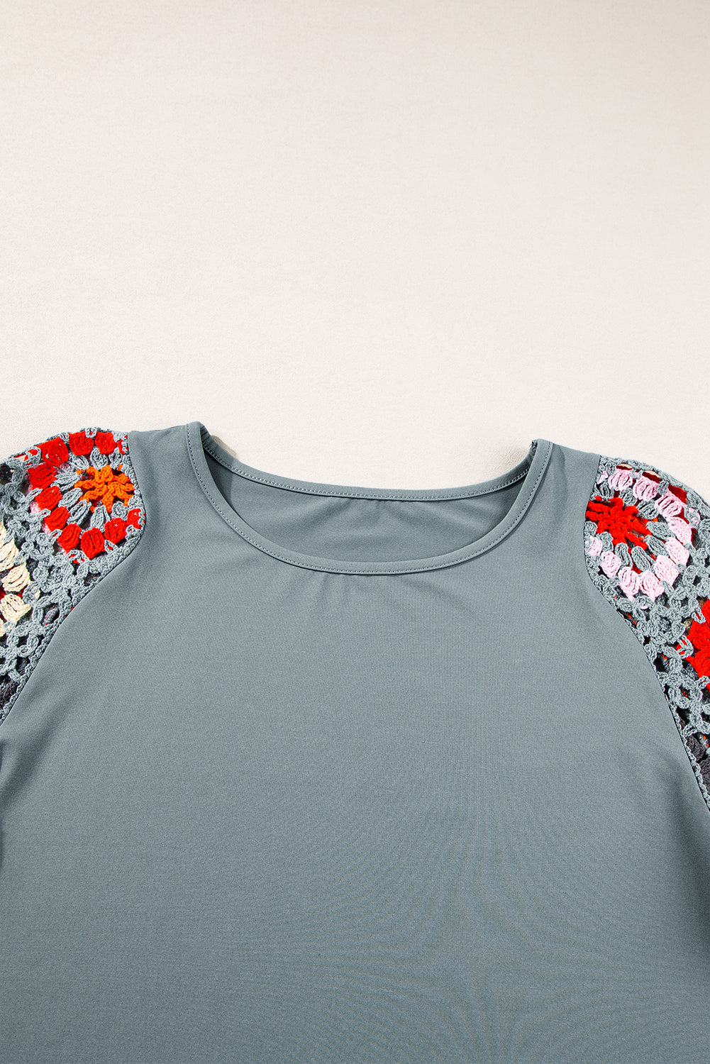 Meribeth | Crochet Top with Floral Pattern