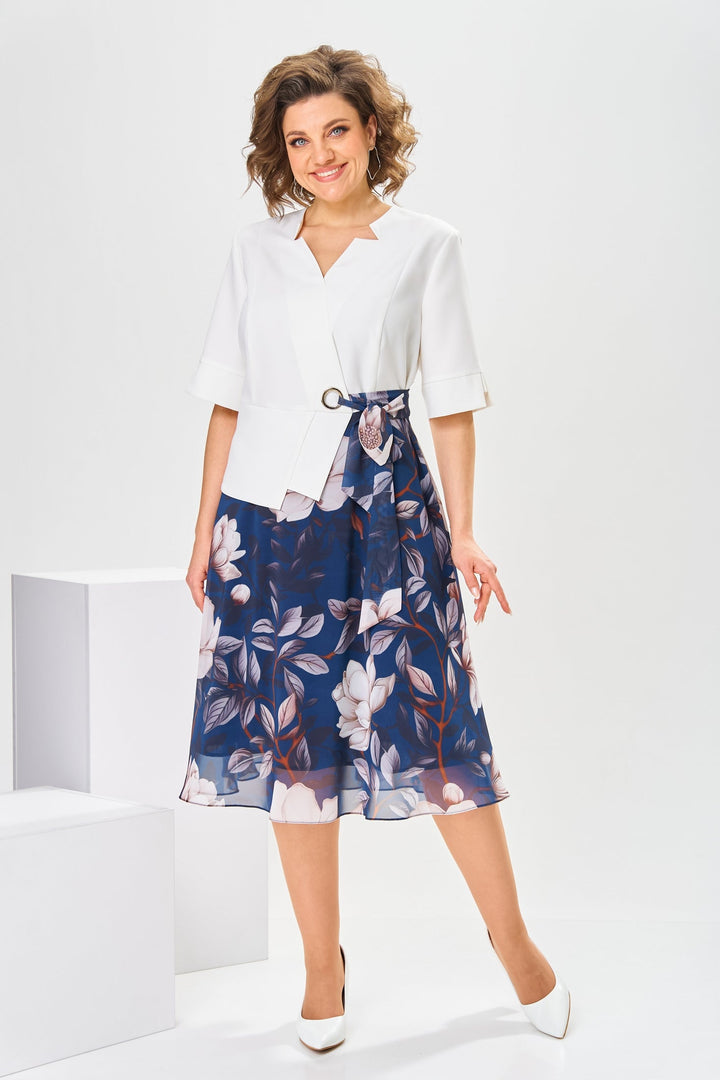 Marjorie | High-Quality Dress with Cotton-Silk Blend