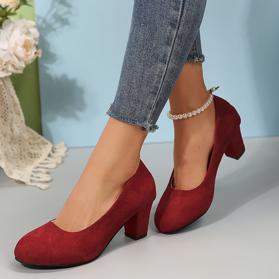 Laurela | Pumps with Wide Toe Cap and Sturdy Heel