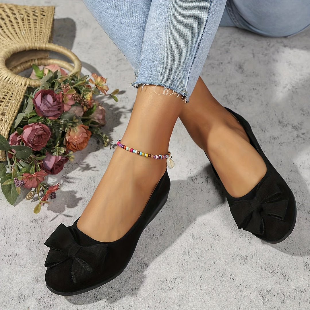 Camaly | Comfort Ballet Flats Made of Velvet
